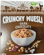 CROWNFIELD (LIDL) CRUNCHY MUESLI - CHOCOLATE NEGRO CROWNFIELD (LIDL) CRUNCHY MUESLI - CHOCOLATE NEGRO