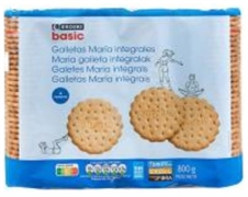 EROSKI BASIC GALLETAS MARÍA INTEGRALES EROSKI BASIC GALLETAS MARÍA INTEGRALES