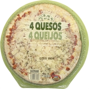 HACENDADO (MERCADONA) PIZZA FRESCA 4 QUESOS HACENDADO (MERCADONA) PIZZA FRESCA 4 QUESOS