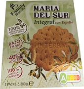 FAMILY BISCUITS MARÍA DEL SUR INTEGRAL CON ESPELTA FAMILY BISCUITS MARÍA DEL SUR INTEGRAL CON ESPELTA