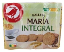 AUCHAN (ALCAMPO) GALLETA MARÍA INTEGRAL AUCHAN (ALCAMPO) GALLETA MARÍA INTEGRAL