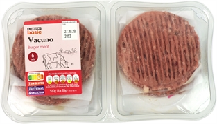 EROSKI BASIC BURGER MEAT, VACUNO EROSKI BASIC BURGER MEAT, VACUNO