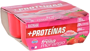 HACENDADO (MERCADONA) PROTEÍNAS SABOR FRESA 0% MG. HACENDADO (MERCADONA) PROTEÍNAS SABOR FRESA 0% MG.