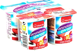 ALIPENDE (AHORRAMAS) Yogur desnatado con fresas ALIPENDE (AHORRAMAS) Yogur desnatado con fresas