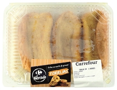 CARREFOUR TORRIJAS FRITAS EN ACEITE DE GIRASOL CARREFOUR TORRIJAS FRITAS EN ACEITE DE GIRASOL
