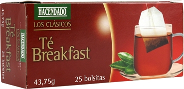 HACENDADO (MERCADONA) TÉ BREAKFAST HACENDADO (MERCADONA) TÉ BREAKFAST