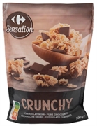 CARREFOUR SENSATION CRUNCHY CHOCOLATE NEGRO CARREFOUR SENSATION CRUNCHY CHOCOLATE NEGRO
