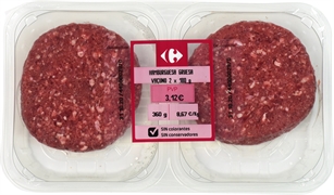 CARREFOUR HAMBURGUESA GRUESA DE VACUNO CARREFOUR HAMBURGUESA GRUESA DE VACUNO