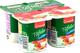 ALIPENDE (AHORRAMAS) Bifidus desnatado con fresas ALIPENDE (AHORRAMAS) Bifidus desnatado con fresas