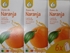 PRODUCTO ECONÓMICO (ALCAMPO) ZUMO DE NARANJA PRODUCTO ECONÓMICO (ALCAMPO) ZUMO DE NARANJA