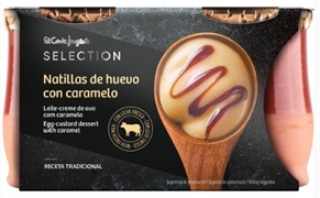 EL CORTE INGLÉS SELECTION NATILLAS DE HUEVO CON CARAMELO EL CORTE INGLÉS SELECTION NATILLAS DE HUEVO CON CARAMELO