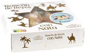 EL HORNO REAL (DIA) ROSCÓN DE REYES CON NATA