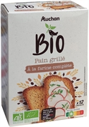 AUCHAN (ALCAMPO) Tostada integral orgánica