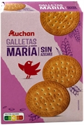 AUCHAN (ALCAMPO) Galletas María sin azúcares