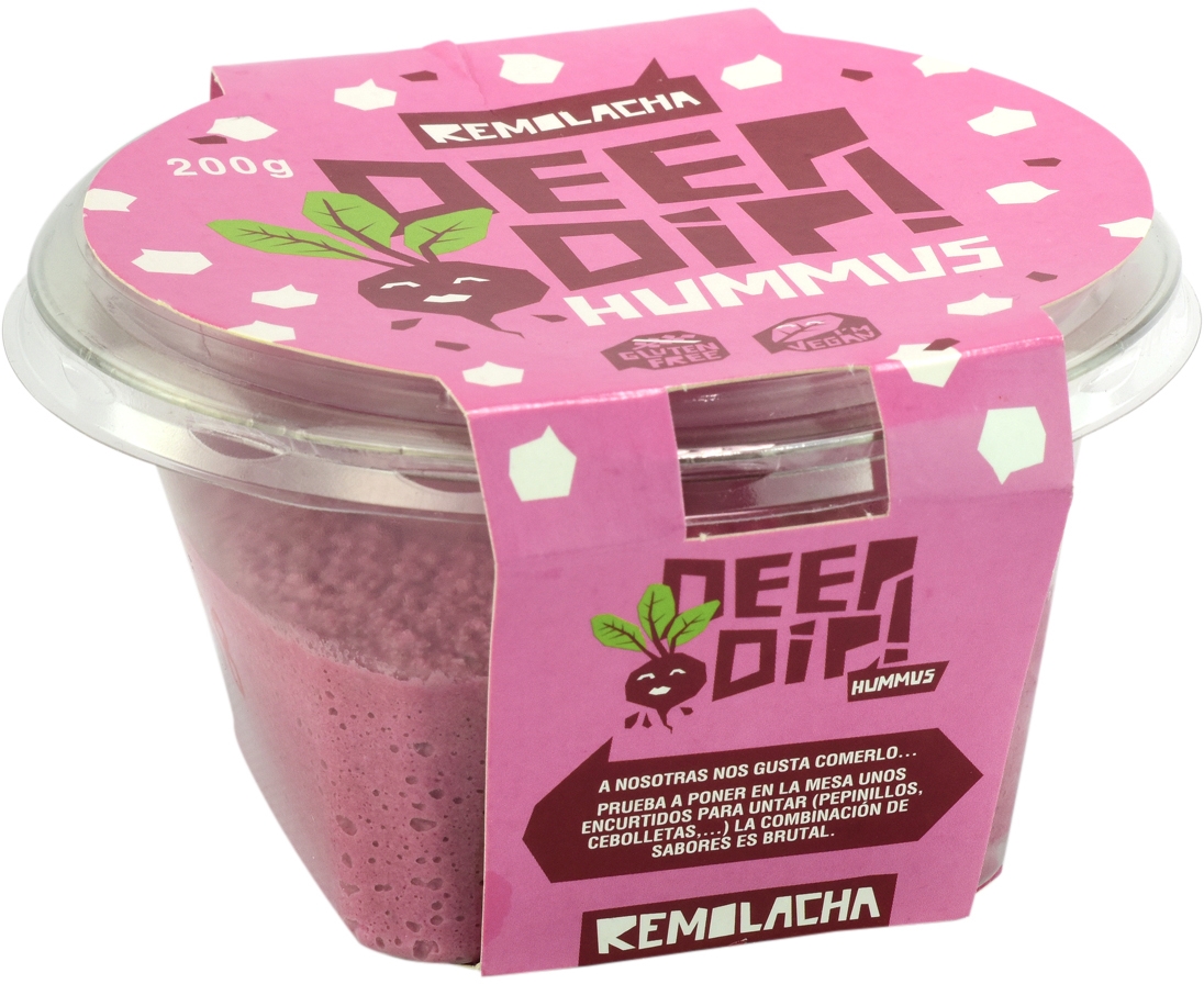 DEEP DIP! HUMMUS REMOLACHA