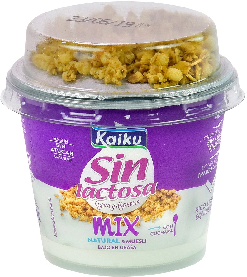 KAIKU MIX NATURAL & MUESLI BAJO EN GRASA.