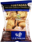 MARTIKO-LA GAVILLA Tostadas pan con cebolla caramelizada