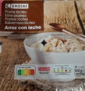 EROSKI ARROZ CON LECHE