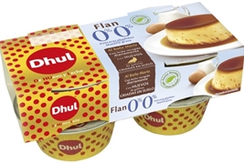 DHUL FLAN, 0% AZÚCARES AÑADIDOS 0% M.G.
