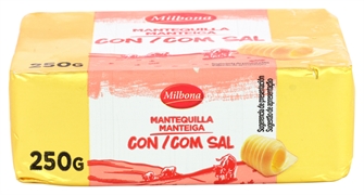 MILBONA (LIDL) MANTEQUILLA CON SAL