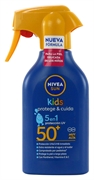 NIVEA SUN KIDS PROTEGE Y CUIDA. 5 EN 1. CON PANTHENOL, VITAMINA E & C