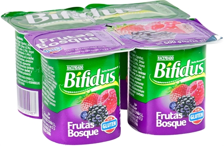 HACENDADO (MERCADONA) BÍFIDUS FRUTAS DEL BOSQUE.
