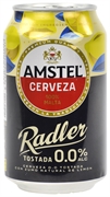 AMSTEL CERVEZA TOSTADA 0.0% CON ZUMO NATURAL DE LIMÓN.