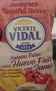 VICENTE VIDAL PATATAS FRITAS SABOR HUEVO FRITO CON JAMÓN