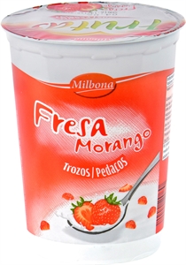 MILBONA (LIDL) FRUTAS TROZOS FRESA.