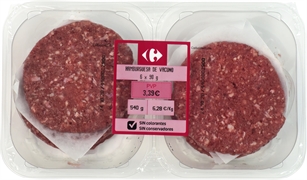 CARREFOUR HAMBURGUESA DE VACUNO