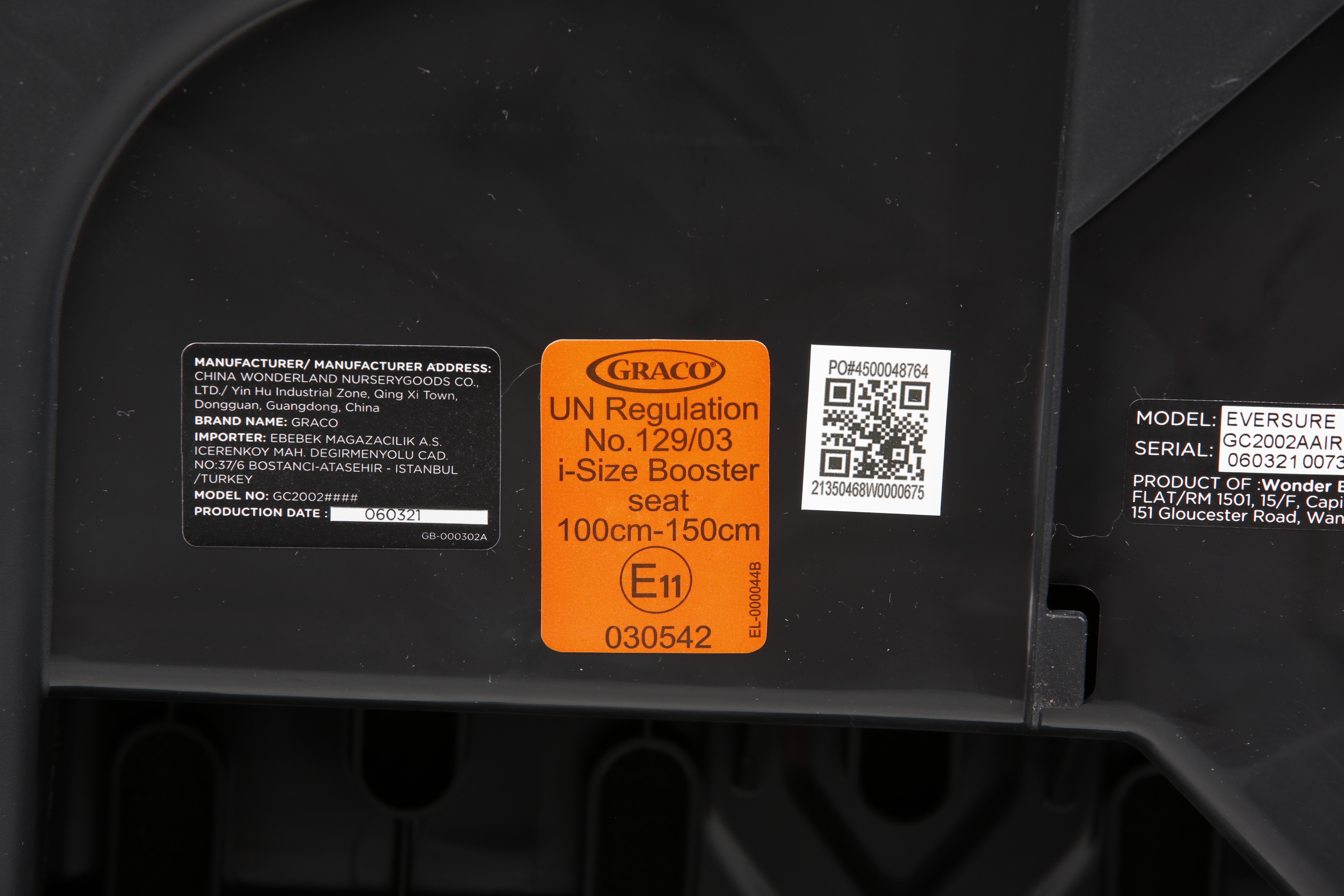 GRACO EVERSURE ISIZE