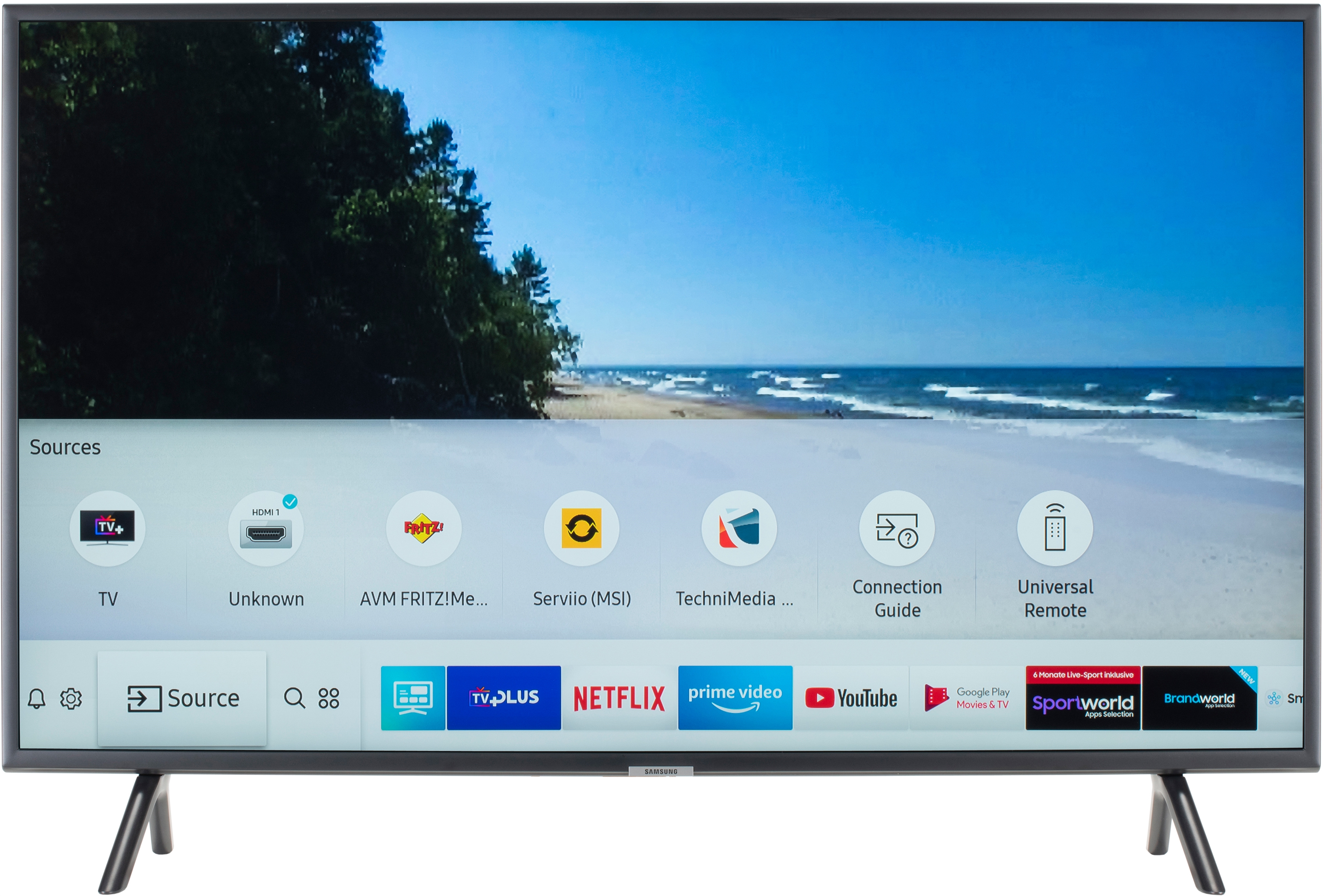 SAMSUNG UE40NU7125