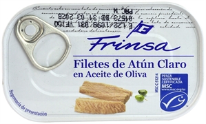 FRINSA FILETES DE ATÚN CLARO EN ACEITE DE OLIVA