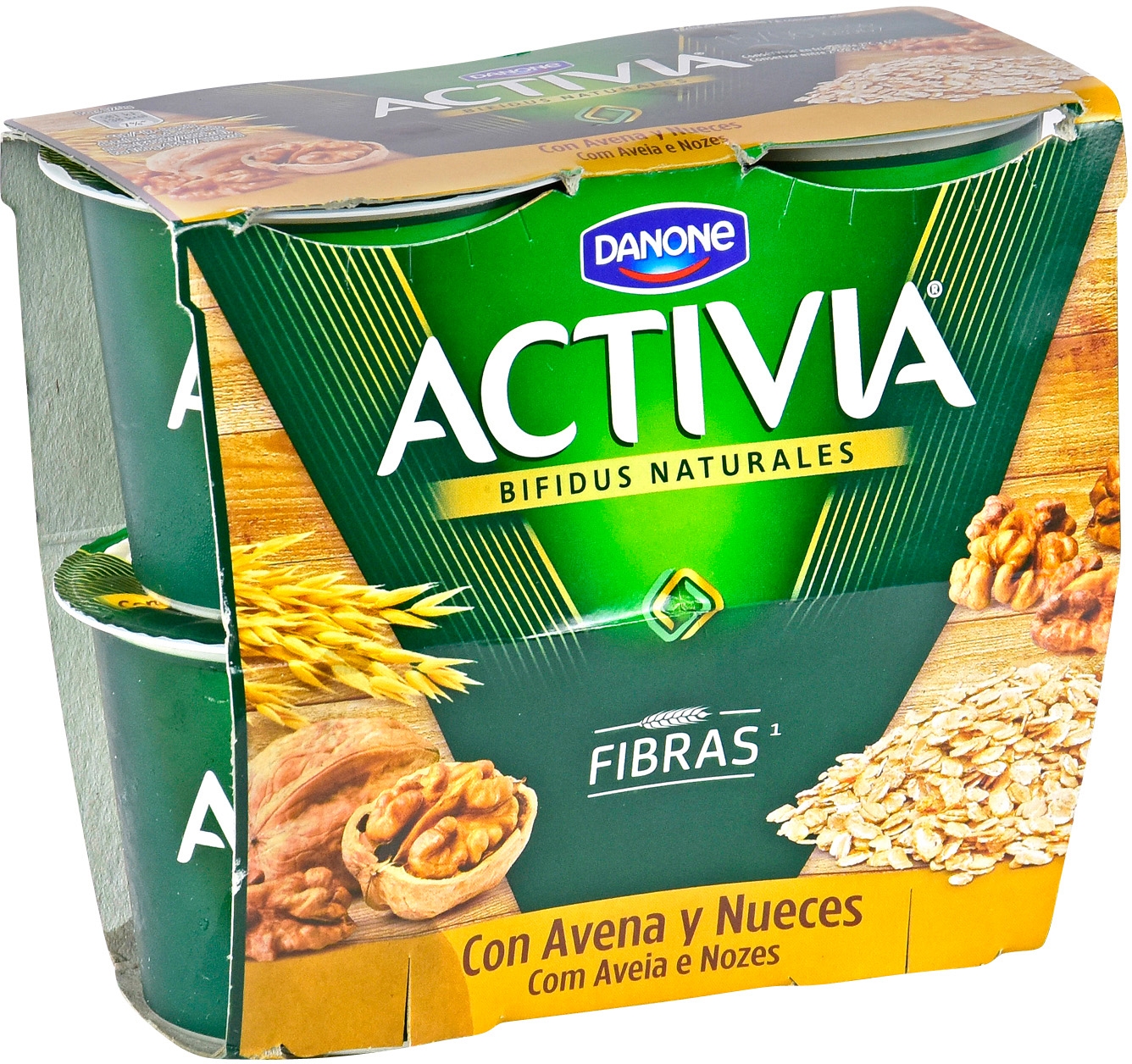 ACTIVIA (DANONE) CON AVENA Y NUECES.