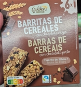 GOLDEN BRIDGE (ALDI) BARRITAS DE CEREALES CON CHOCOLATE NEGRO