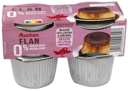 AUCHAN (ALCAMPO) Flan 0% materia grasa