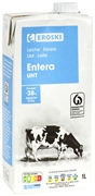 EROSKI Leche entera UHT