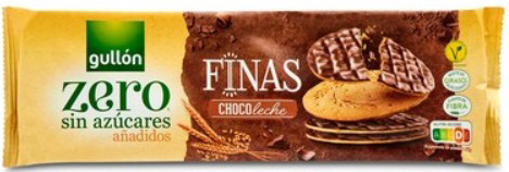 GULLÓN ZERO FINAS CHOCO LECHE