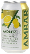 AMBAR CERVEZA CON ZUMO DE LIMÓN DE LA HUERTA