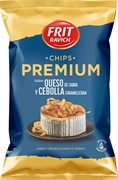 FRIT RAVICH PREMIUM CHIPS SABOR QUESO DE CABRA Y CEBOLLA CARAMELIZADA