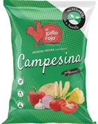 EL GALLO ROJO Patatas fritas con sabor Campesina