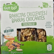 GUT BIO (ALDI) BARRITAS CRUJIENTES, CACAHUETE, ALMENDRA Y MIEL