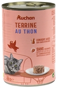 AUCHAN (ALCAMPO) ALIMENTO PARA GATO DE PATÉ DE ATÚN.