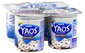 YAOS (NESTLÉ) YOGUR ESTILO GRIEGO CON STRACCIATELLA