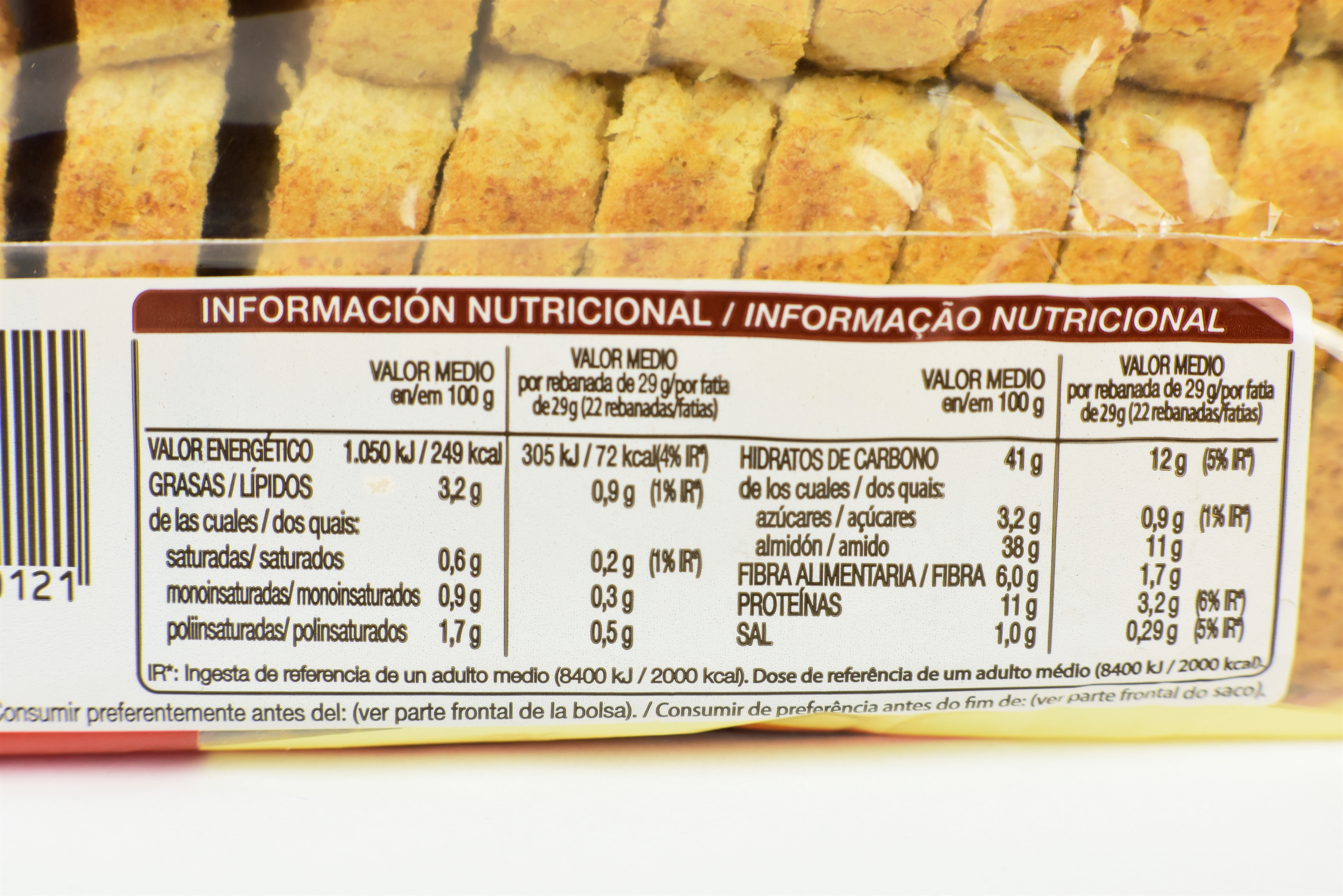 BIMBO - SILUETA 8 CEREALES INTEGRALES