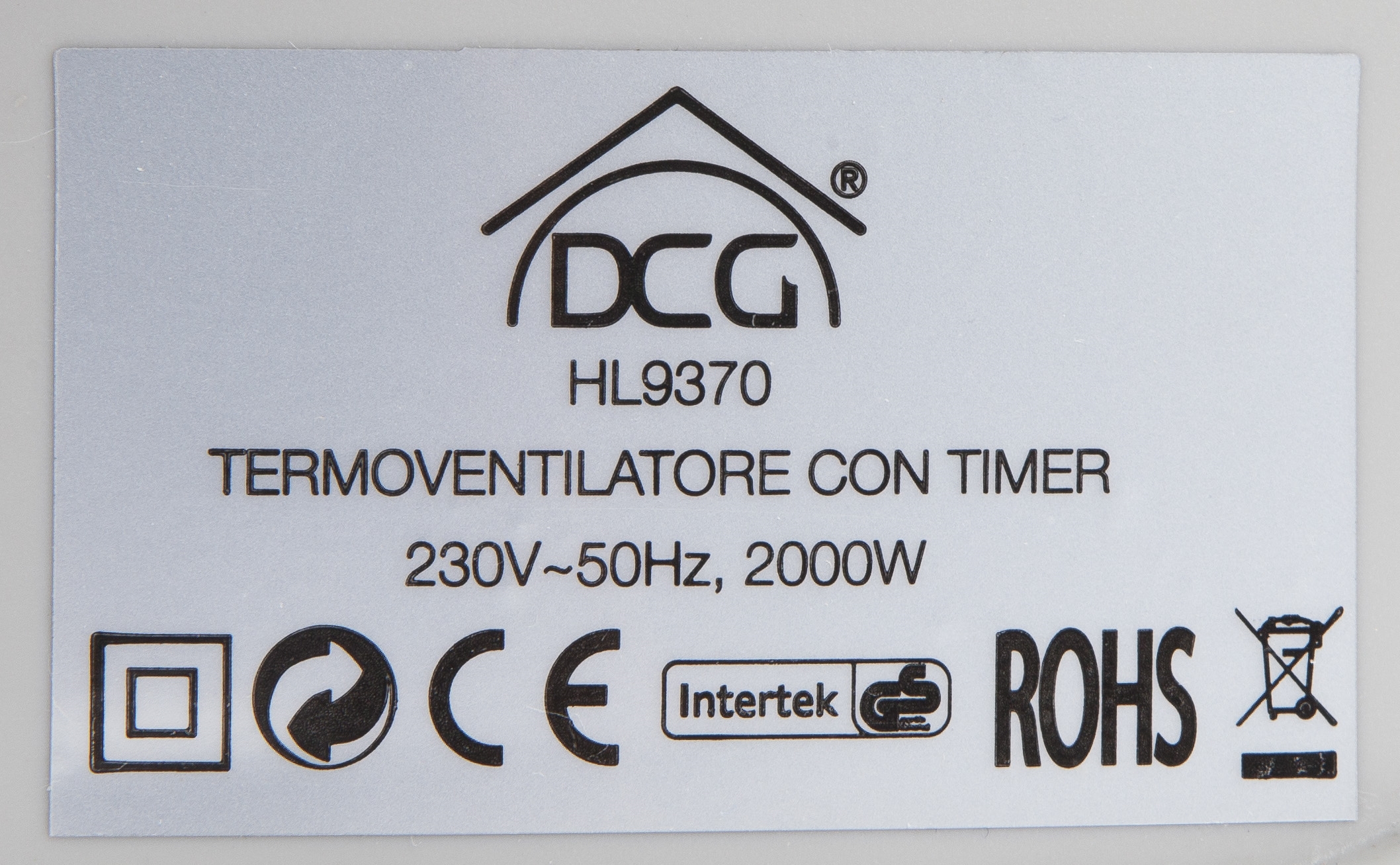 DCG ELTRONIC  HL 9370