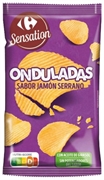 CARREFOUR SENSATION ONDULADAS SABOR JAMÓN SERRANO