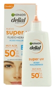 GARNIER/DELIAL AMBRE SOLAIRE SUPER UV FLUIDO HIDRATANTE VITAMINA E + ÁCIDO HIALURÓNICO HIDRATACIÓN INTENSA