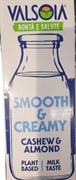 VALSOIA SMOOTH & CREAMY CASHEW & ALMOND