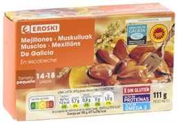 EROSKI MEJILLON ESCABECHE GALICIA